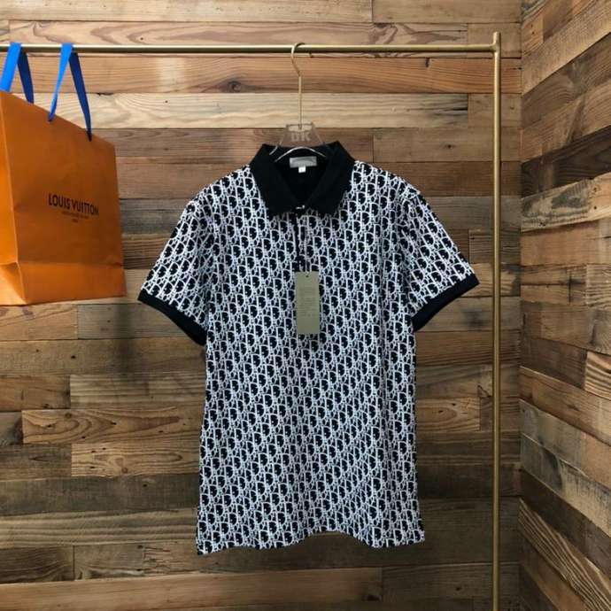 Dior Polo Shirt Short _SKUDiorM-3XL218320105